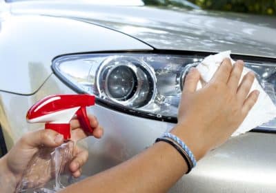 He Sprays his Car Headlights with this Unexpected Product & the Result is Mind Blowing!
