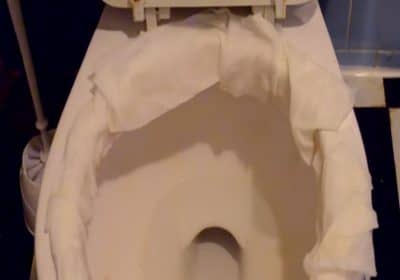 Pour Cleaning Vinegar in the toilet and look what will happen!! You won't believe your eyes!!