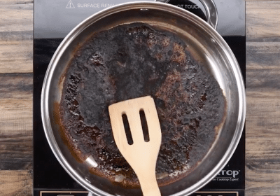 She Put Dryer Sheet in a Burned Pan, The Result is Amazing!!
