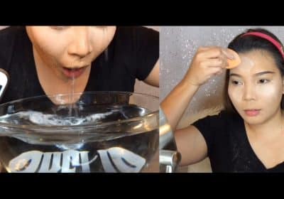 She dipped her face in water...the result is just UNBELIEVABLE!!