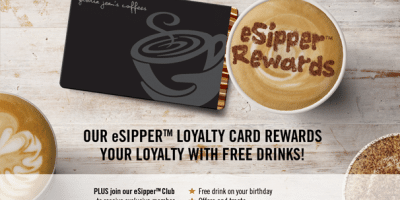 Request a FREE Coffee from Gloria Jean's Coffees