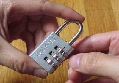 Tip to open a padlock if you forget the code