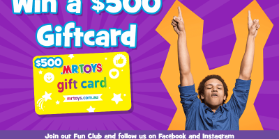 WIN a $500 Mr Toys Toyworld Gift Card
