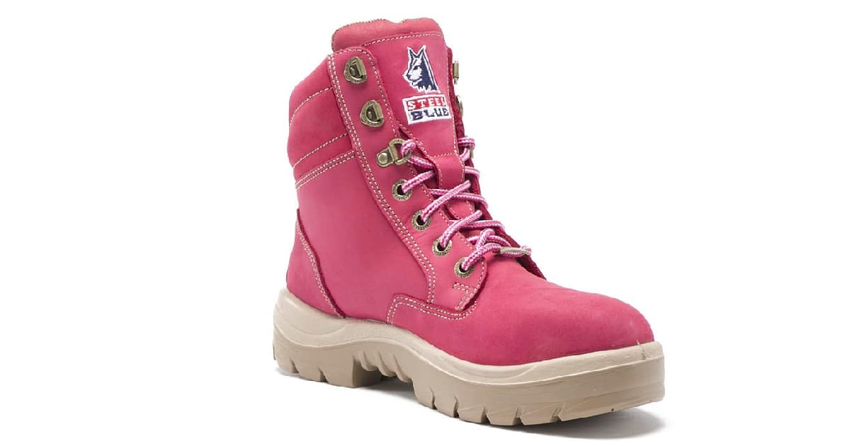 Win a pair of His and Hers (Blue & Pink) Steel Blue Southern Cross Safety Boots