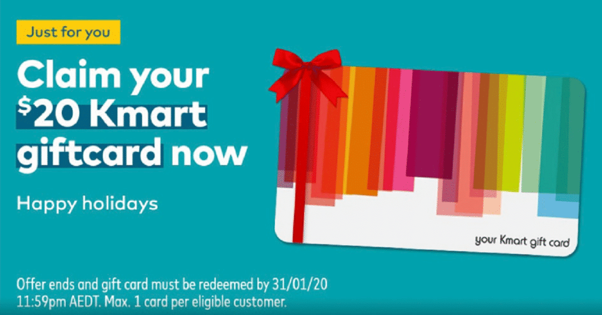 Free $20 Kmart eGift Card for Optus Customers