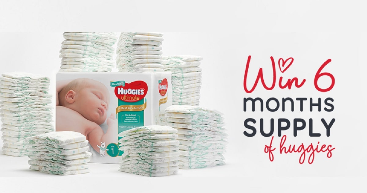 Win a 6 Month Supply of Huggies Products valued at $640 from Huggies