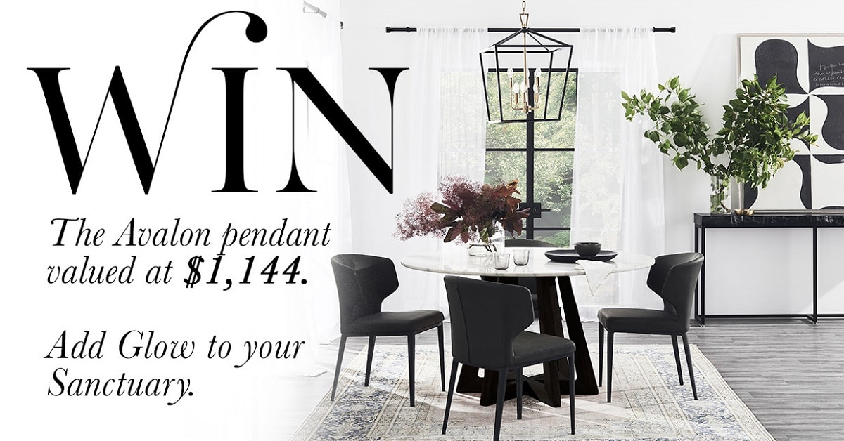 Win One Of Three Avalon Pendant Lights Each Valued At $995