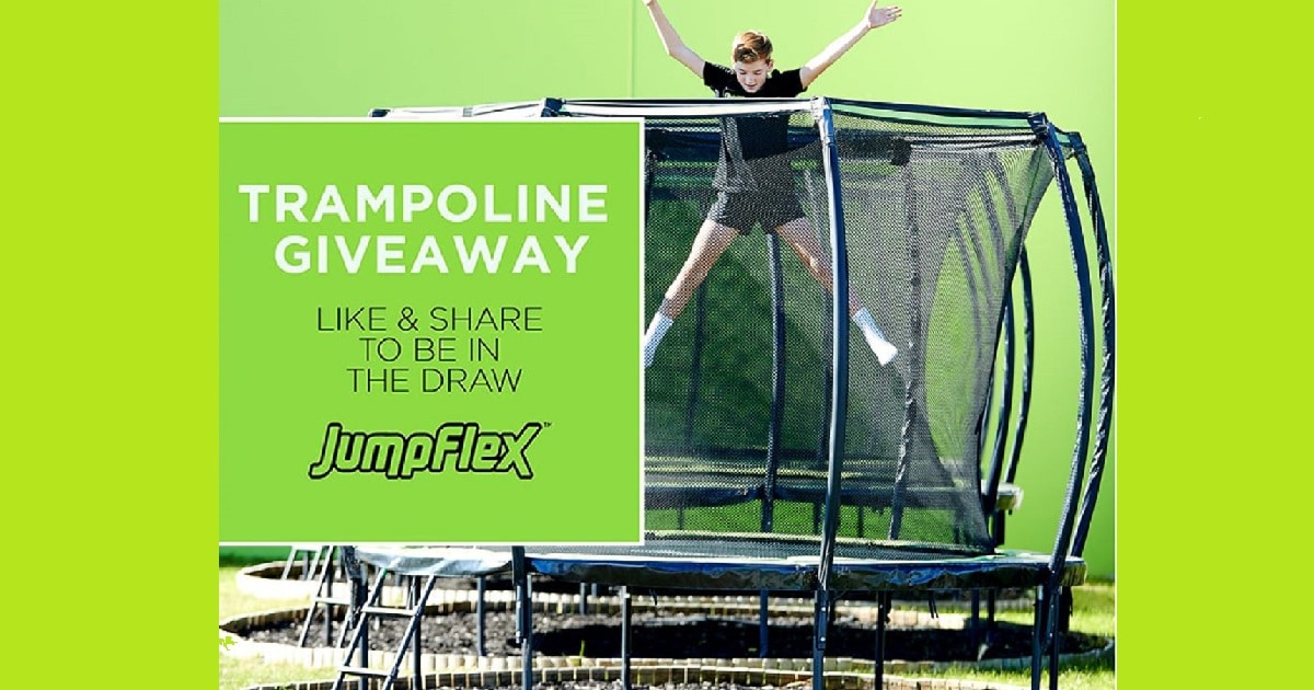 Win a Jumpflex Flex 120 Trampoline