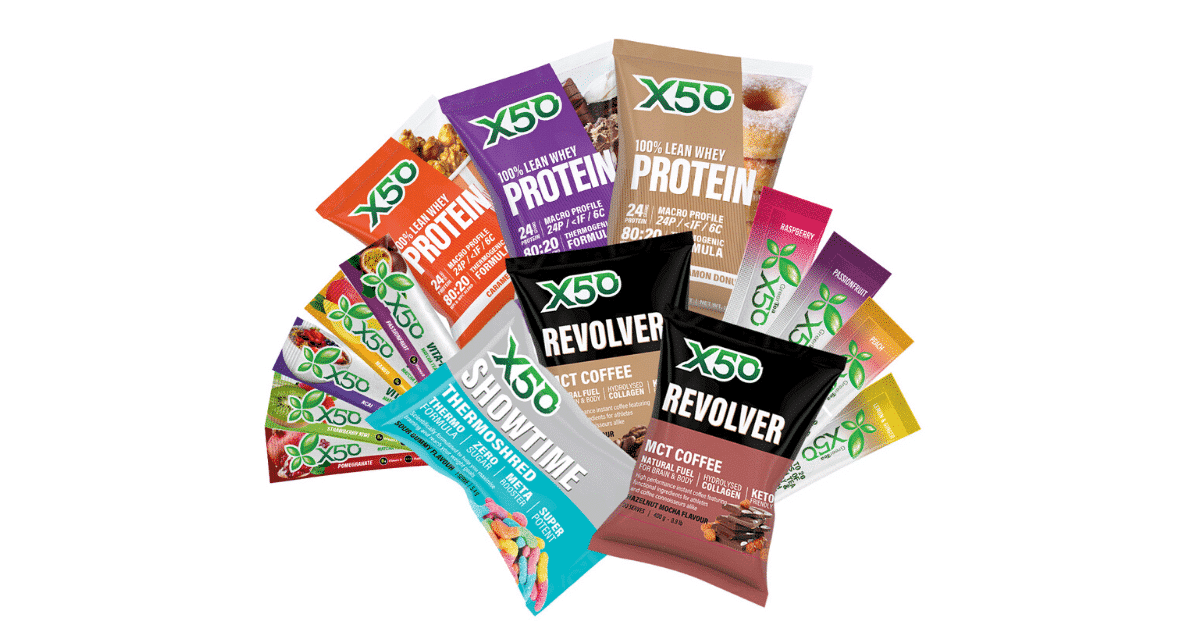 Get your FREE samples of X50 products