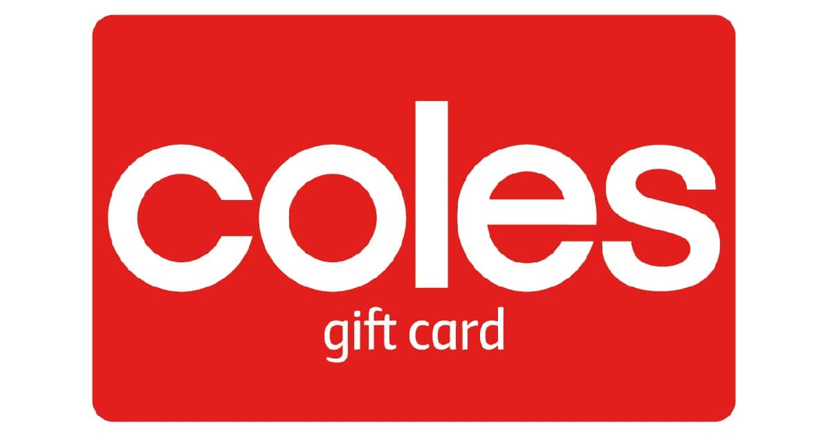 Win ONE of FIVE $100 Coles Myer Gift Cards