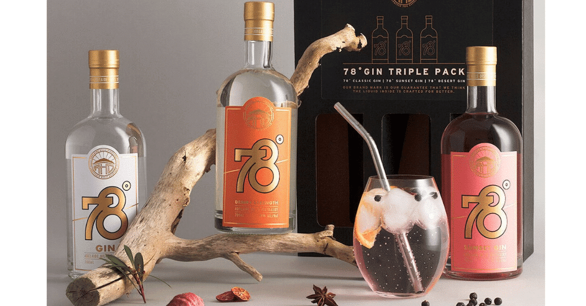 Try to WIN an Adelaide Hills 78˚ Gin Triple Pack worth $250