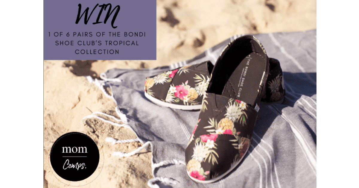 Try to WIN a pair of The Bondi Shoe Club’s Tropical Shoes