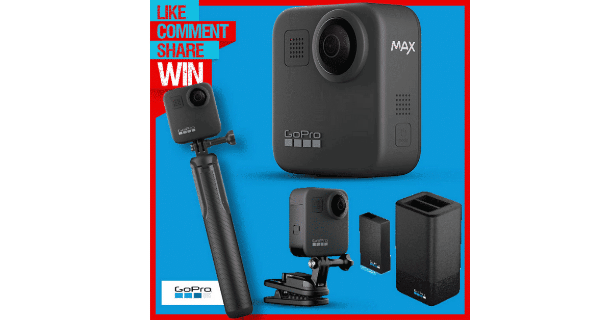 Try to WIN a GoPro MAX 360 Action Cam