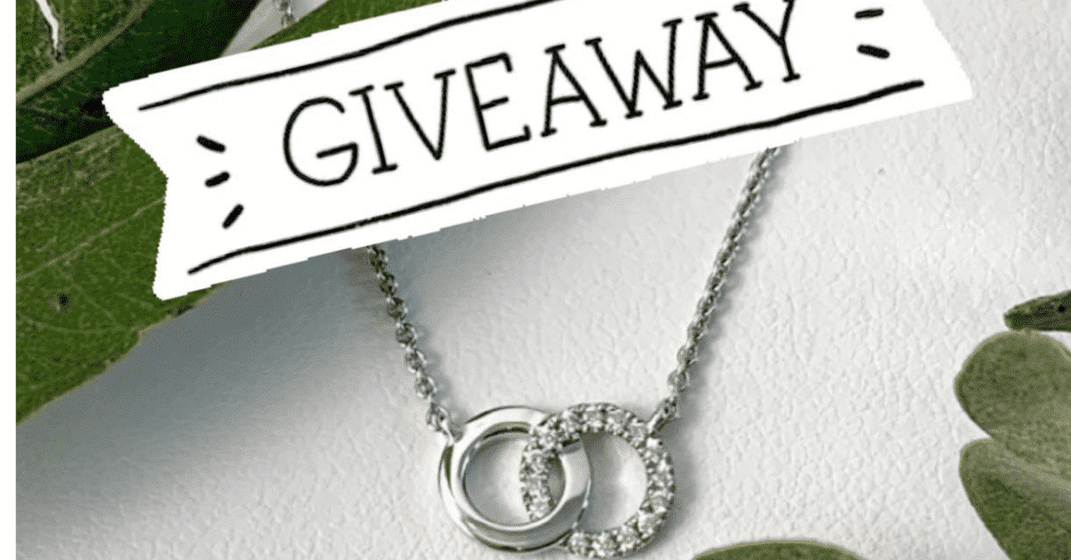 To WIN: A wonderful 9-carat white gold and diamond necklet, worth $1000