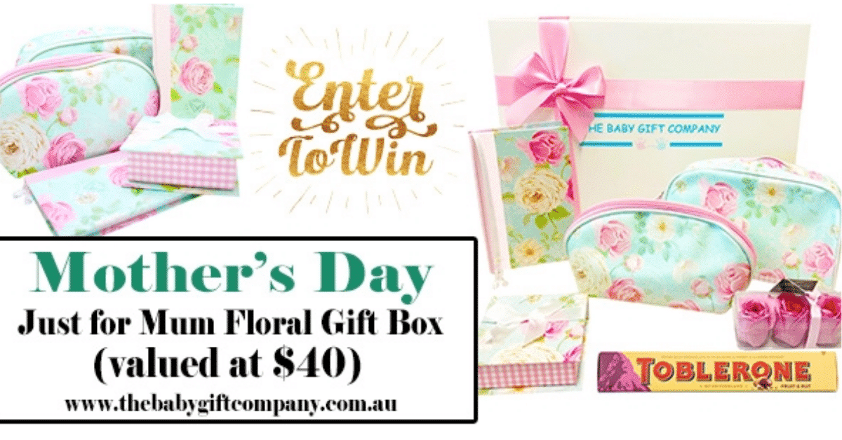 To WIN: THREE Mums Floral Gift Boxes from The Baby Gift Company