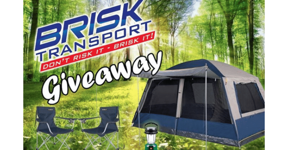 Win a Camping Package with 8P Tent, 2 Sleeping bags, 2 Chairs & Battery Lantern