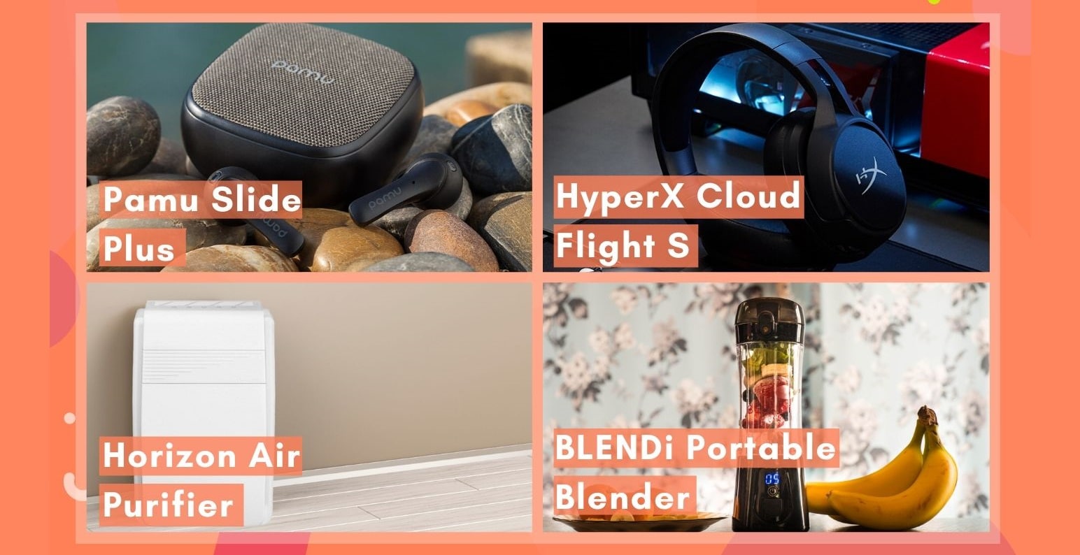 Win a $579 Modern Tech Gadets Bundle (In-Ear Headphones, Gaming Headset, Air Purifier & a Portable Blender)