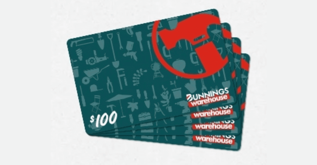 Win 1 of 12 x 100 Bunnings Gift Cards • Free Samples