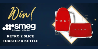 Win a Smeg Retro Style Kettle & 2 Slice Toaster