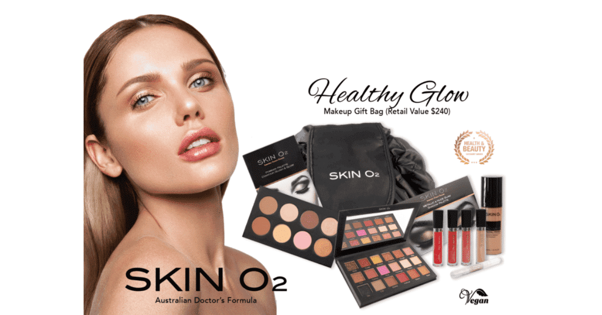 WIN 1of 2 sensational healthy glow make-up gift bags