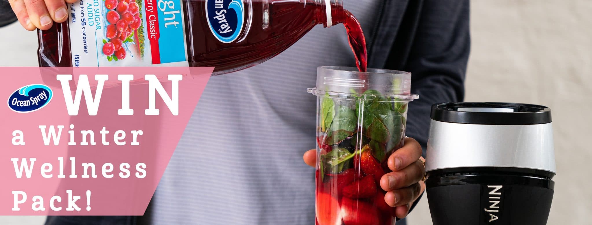 Win a Blender + Woolworths Voucher + Ocean Spray Cranberry Drinks