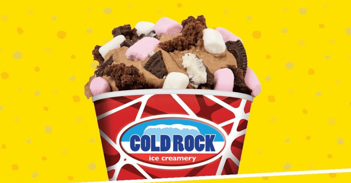 Get FREE Ice cream from Cold Rock on your birthday
