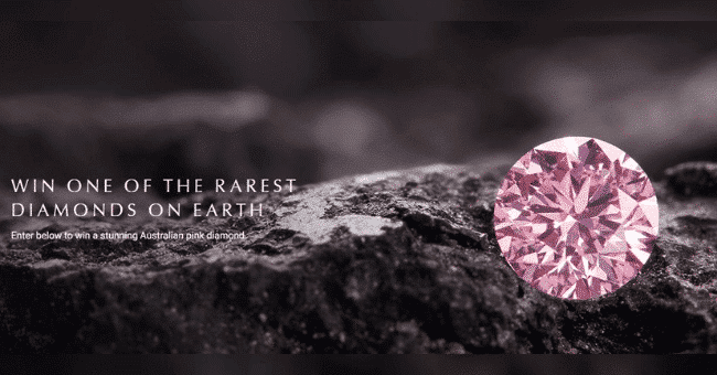 Win a $8,900 Australian Pink Diamond