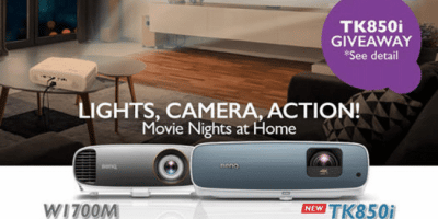 Win 2 BenQ 4K home entertainment projectors