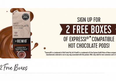 2 FREE boxes of Aldi Expressi® compatible HOT Chocolate pods