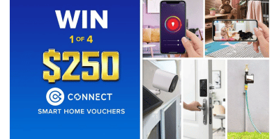 Win 1 of 4 $250 Connect Smart Home Prize Packs