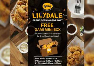 Lilydale Grand Opening Giveaway- FREE Gami Mini Fried Chicken Boxes