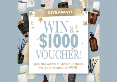 Win a $1000 Urban Rituelle (Bath, Body & Candles) Gift Card