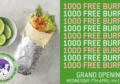 Grand Opening - 1000 FREE Burritos at Zambrero Trinity Arcade