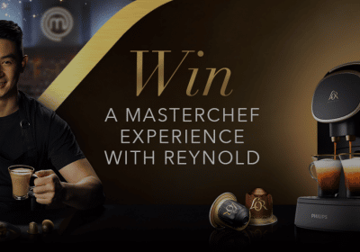 Win a MasterChef experience with Reynold & 12 L'OR Barista coffee machines