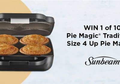 Win 1 of 10 Sunbeam Pie Magic® Traditional Size 4 Up Pie Makers