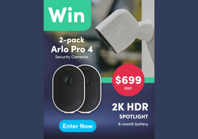 Win an Arlo Pro 4 Security Camera Twin Pack