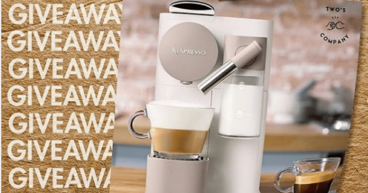 Win a Nespresso Lattissima One Coffee Machine
