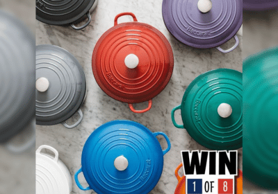 Win 1 of 8 Baccarat Le Connoisseur Cast Iron French Ovens