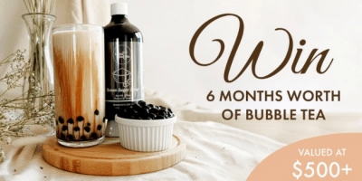 Win 6 months of bubble tea from Boba Barista