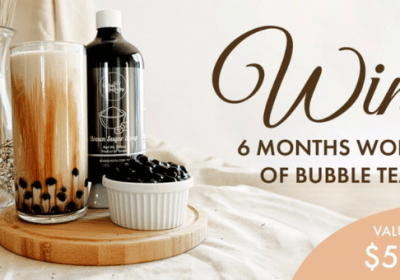 Win 6 months of bubble tea from Boba Barista