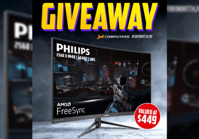 Win a 31.5-inch Philips WQHD 144Hz Freesync Curved Gaming Monitor