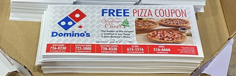 Free Pizza Coupon