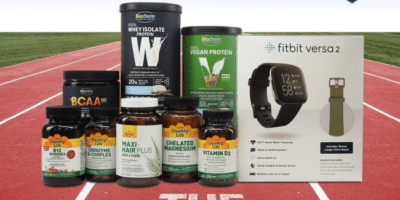 Win a Fitbit Versa 2 Bundle and $200 of Country Life Vitamins & Biochem Protein