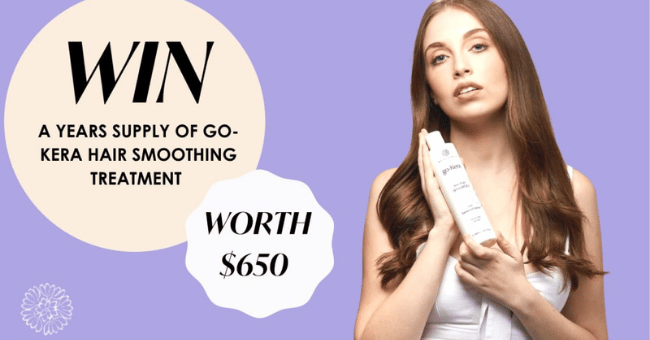 Win A Year's Supply of Go-Kera Hair Smoothing Treatment