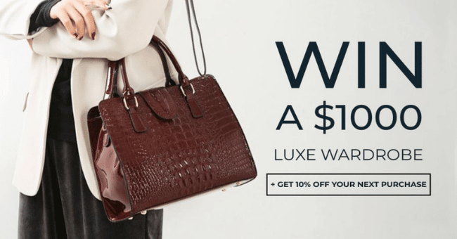 Win a $1000 Le Trésor Voucher (Clothing, handbags & accessories)