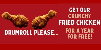 Win a year's worth of Chicken from Red Rooster 
