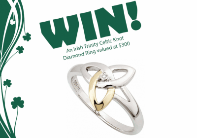 Win a Silver, 10k Gold & Diamond Trinity Ring