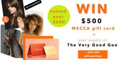 Win a $500 MECCA Gift Card + 1 Year Supply of The Very Good Goo Skin Balm