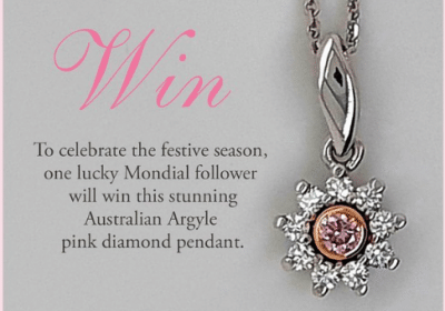 Win an Australian Argyle Pink Diamond Pendant