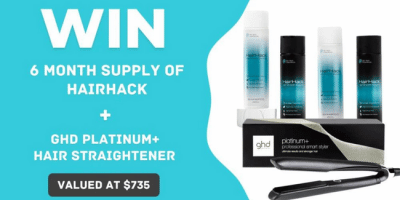 Win a 6-Month Supply of HairHack Haircare Products + a GHD Hair Straightener
